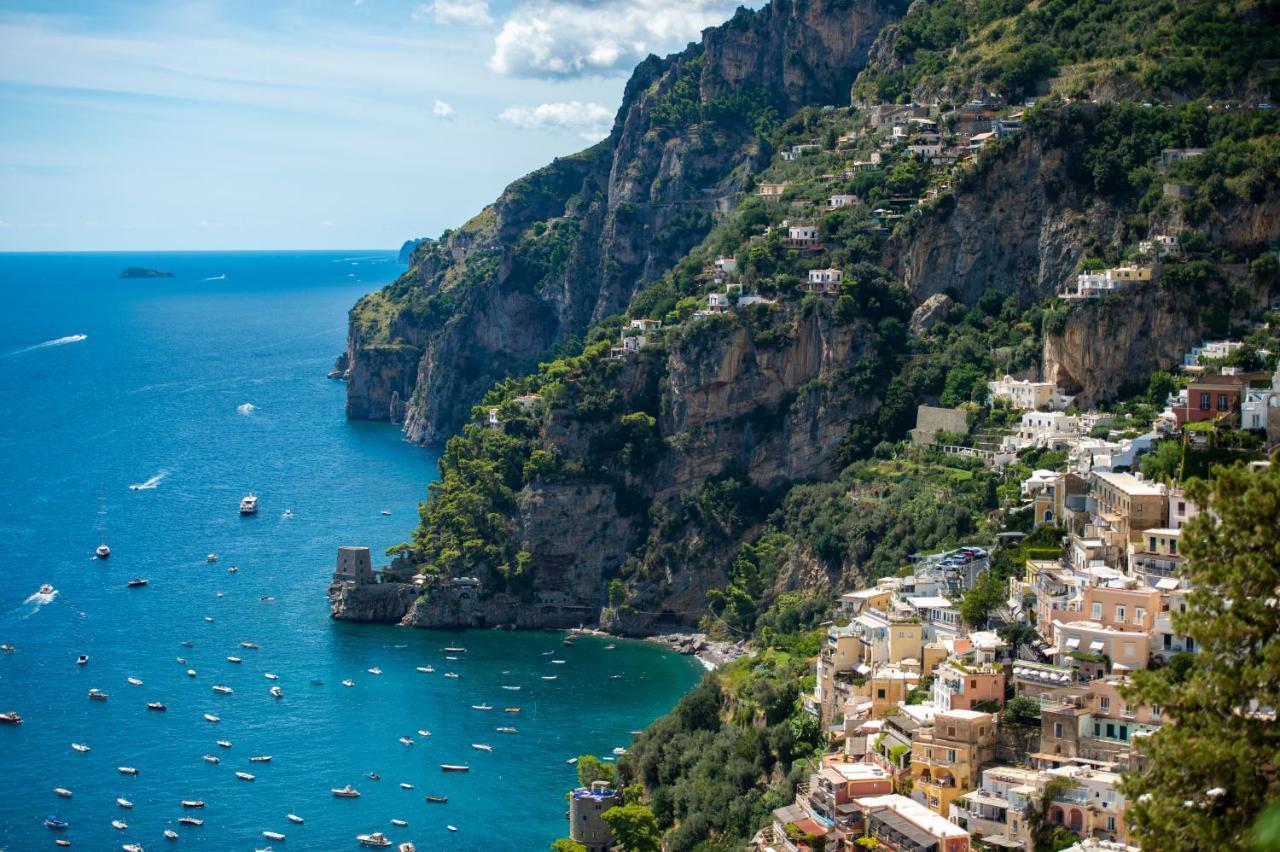 Apartament Aria Di Mare,Near Elevator, Few Steps, Parking, Garden Positano Zewnętrze zdjęcie